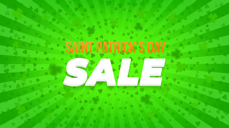 Saint Patricks Day saleのイラスト素材