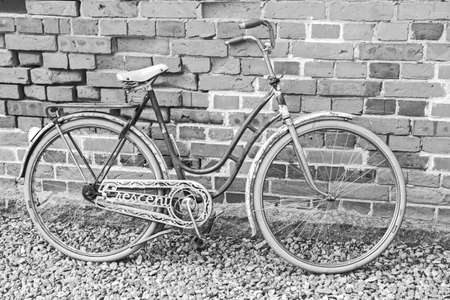 The old bikeのeditorial素材