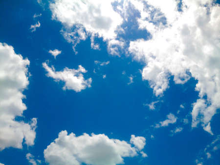 The sky is bright, welcoming new sky.の写真素材