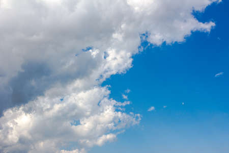 Clouds in the sky, brighter days.の写真素材