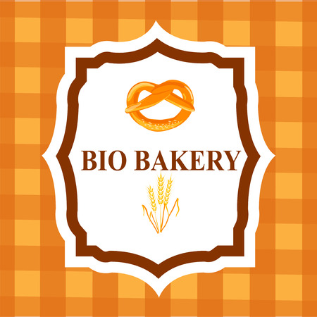 Collection of vintage retro bakery badges and labels. Premium badge vintage cake bakery food emblem. Bread label traditional wheat bakery retro design cafe symbol.のイラスト素材