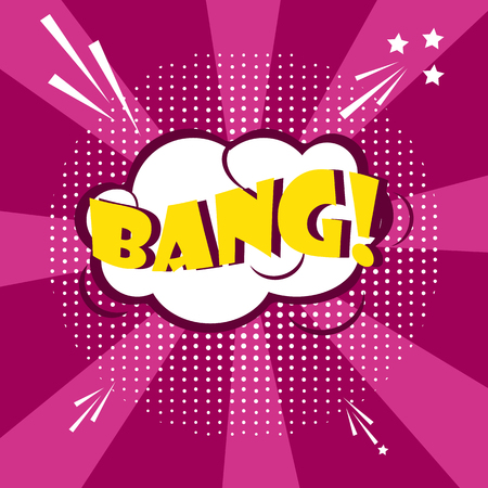 Bang! - Comic speech bubble cartoon.のイラスト素材