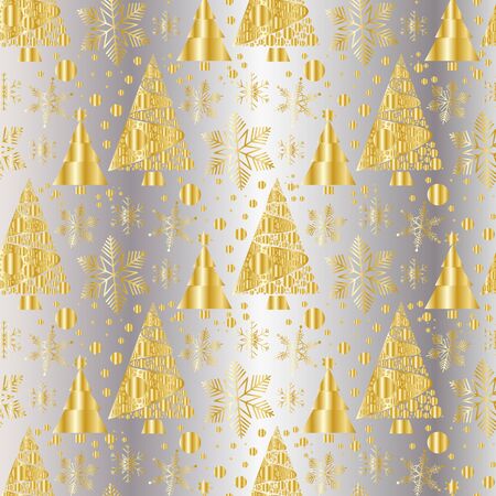 Snowflake winter design season december snow celebration ornament vector illustration seamless pattern backgroundのイラスト素材