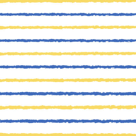 Ukraine flag heart seamless pattern. Patriotic Ukraine flag background. Country flag in the shape of heart. Vector seamless pattern. Classic national country flag with abstract watercolor grunge brush flagのイラスト素材
