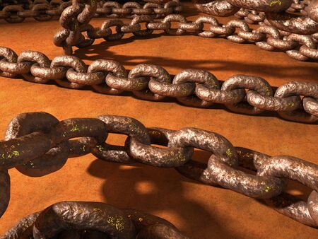 3d chainの写真素材