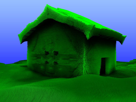 Fairy home - 3d illustrationAの写真素材