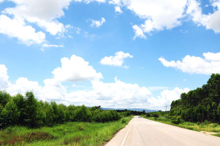 Driving in Pangsida National Park, Thailand の写真素材