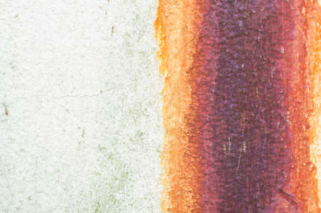 Old wall covered with rustyの写真素材