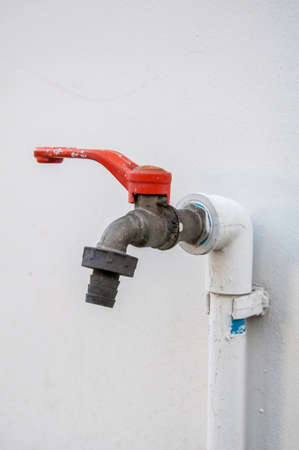 Old water tapの写真素材