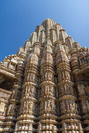 Hindu ruins - Khajurahoの写真素材