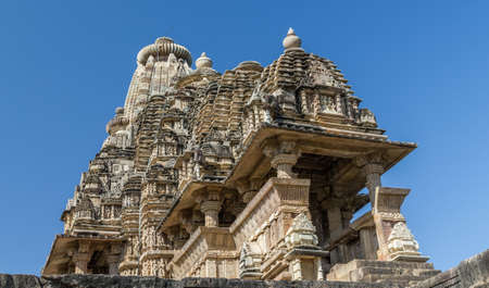 Hindu ruins - Khajurahoの写真素材