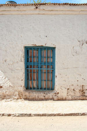 blue windowの写真素材