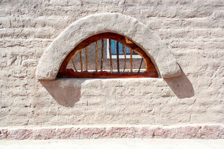 wall with windowの写真素材