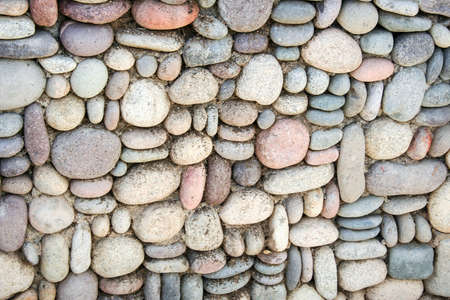 pebble wall textureの写真素材