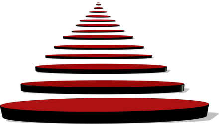 step to success in bussinessのイラスト素材