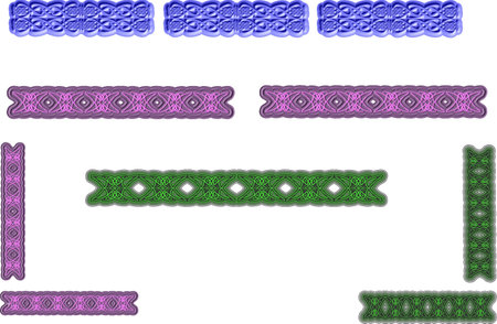 borders and frames in french provincial styleの写真素材