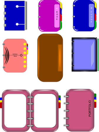 the notebookのイラスト素材