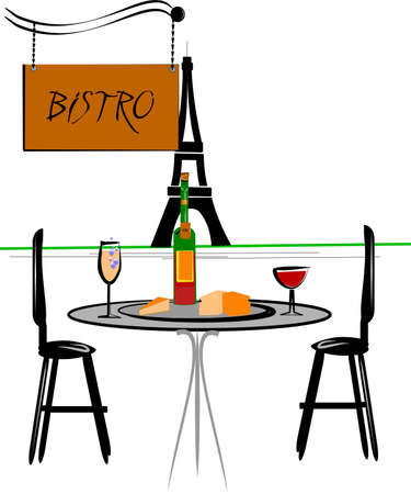 classic bistroのイラスト素材