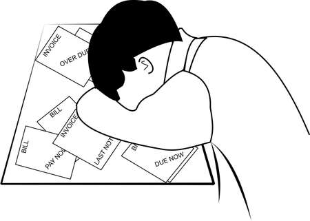 economic situation in 2012のイラスト素材
