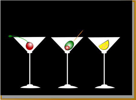 martini abstractのイラスト素材