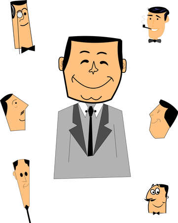 fifties men のイラスト素材
