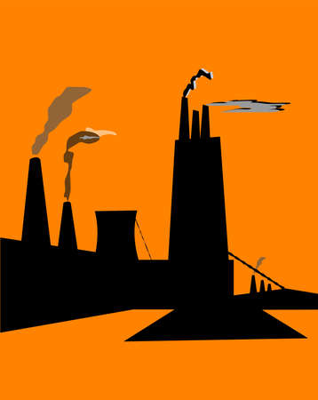 industrial promises concept vectorのイラスト素材