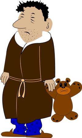 daddy is sick のイラスト素材