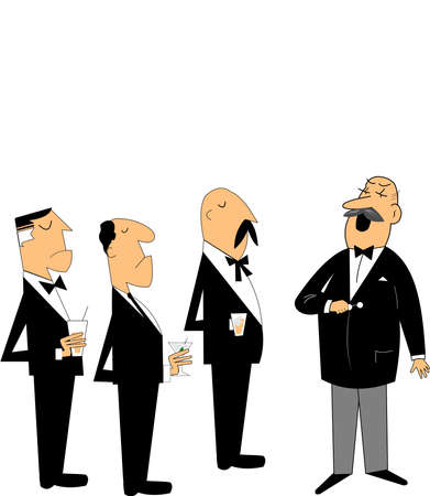 meeting of policy makers のイラスト素材