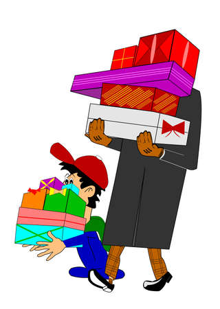 shopping day のイラスト素材