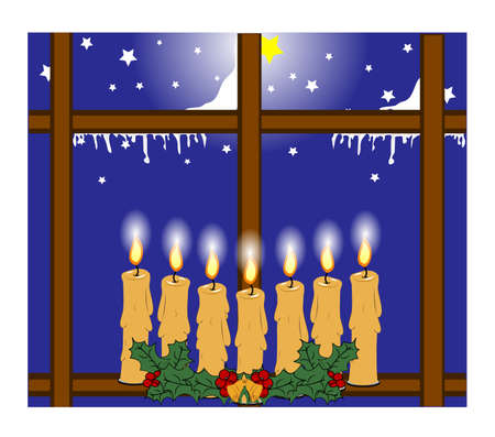 north star concept のイラスト素材