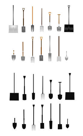 spring time tools のイラスト素材