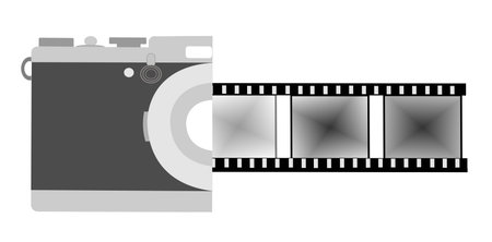 retro photography concept のイラスト素材