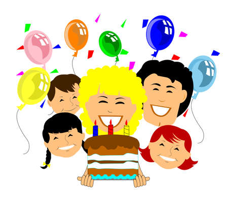 happy birthday to you のイラスト素材