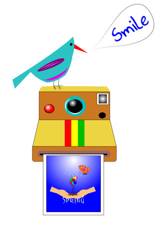 Photograph of spring concept のイラスト素材