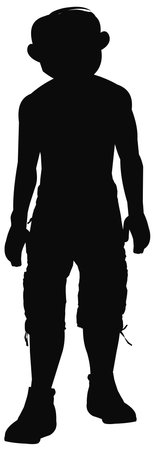 man in cargo pants and bootsの写真素材