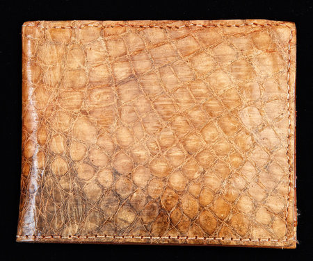 Products from a crocodile and a snake handmadeの写真素材