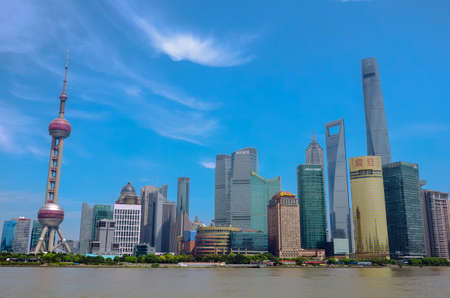 Shanghai Lujiazui Panoramaのeditorial素材