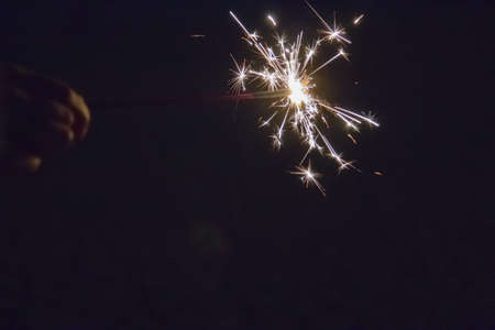 Fireworks on the beach in Busanの写真素材