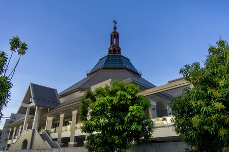 St  Raphael Cathedral of Surat Thani の写真素材