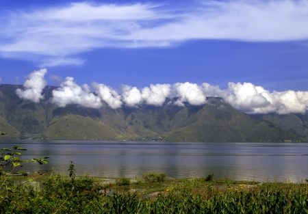 Lake Toba, Samosir Island. North Sumatra, Indonesia.の写真素材