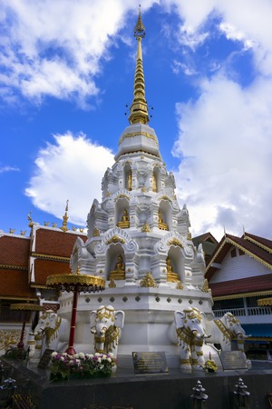 Wat Klangwiang Area, Stupa, Chiang Rai, Northern Thailandのeditorial素材