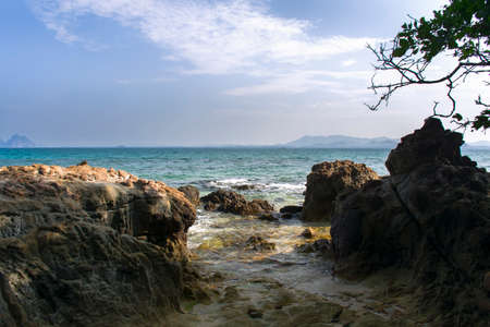 Koh Mook Island Coast Line. Trang Province, South Thailandの写真素材