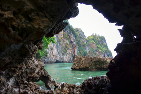 Little Bay of Koh Mook Island. Coast Line.の写真素材