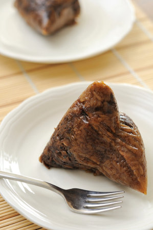 Chinese traditional meat dumpling as a snack or meal. For food and beverage, customs and traditions,...