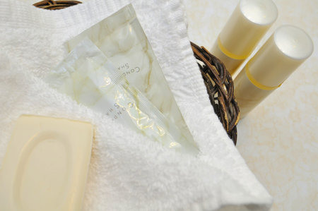 Closeup of spa and items. For beauty, health, hygiene and spa concepts.