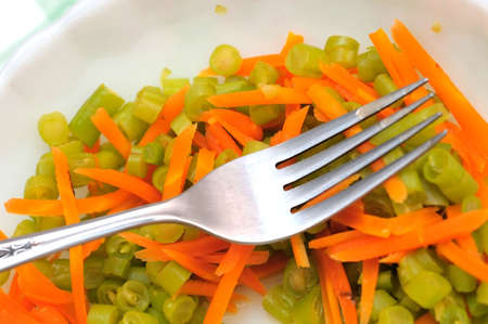Healthy vegetable ingredients prepared for cooking Chinese cuisine.の写真素材