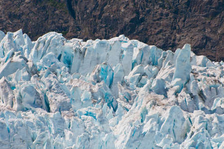 closeup shot of interesting glacier details.の写真素材