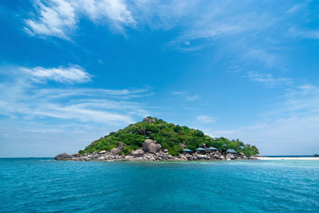General view of an island in the south of Thailandのeditorial素材