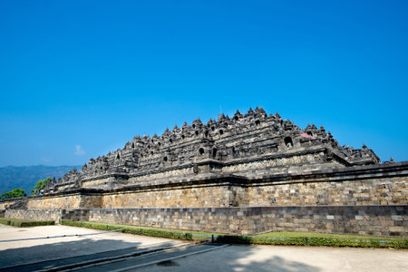 General view of Borobudur Temple