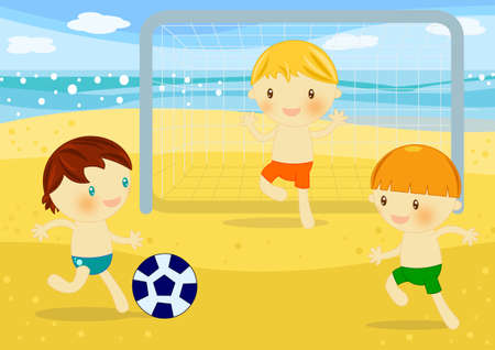 beach soccerの写真素材